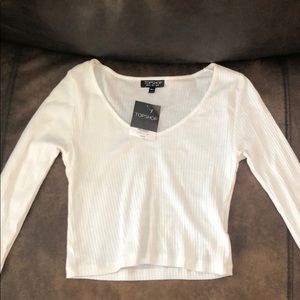 Long sleeve white shirt